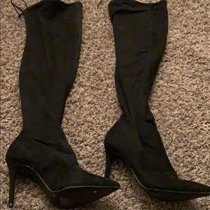 High heeled boots